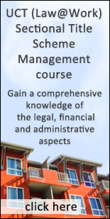UCT (Law@Work) Sectional Title Scheme Management course