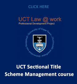 UCT Sectional Title Scheme Management course