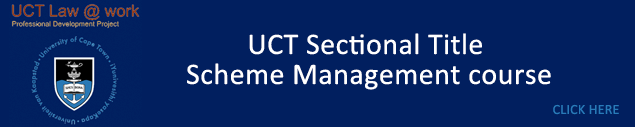 UCT Sectional Title Scheme Management course