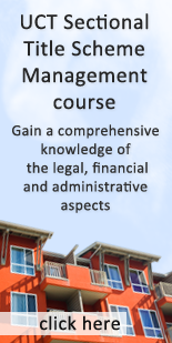 UCT Sectional Title Scheme Management course
