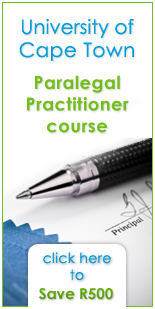 UCT Paralegal Practitioner course