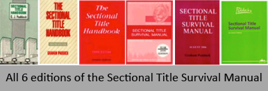 editions of sectional title survival manual editions of sectional title survival manual