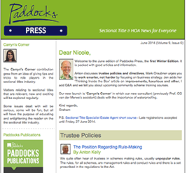 Paddocks Press June 2014