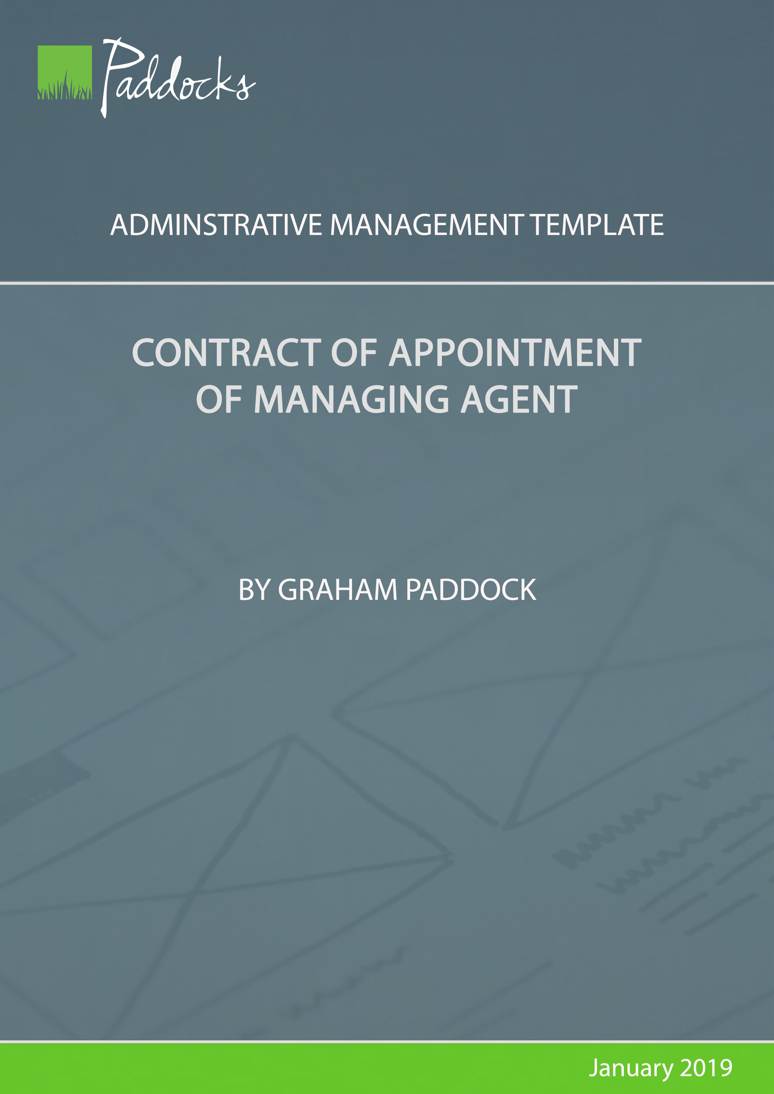 Template Contract of Appointment of Managing Agent Paddocks