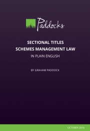 Sectional Titles Schemes Management Law in Plain English