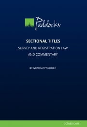 Sectional Titles Schemes Management Law and Commentary eBook
