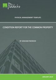Template - Condition Report for the Common Property