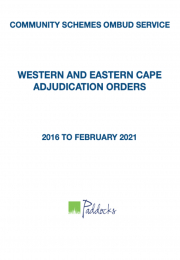 CSOS Western & Eastern Cape Orders to Feb 2021